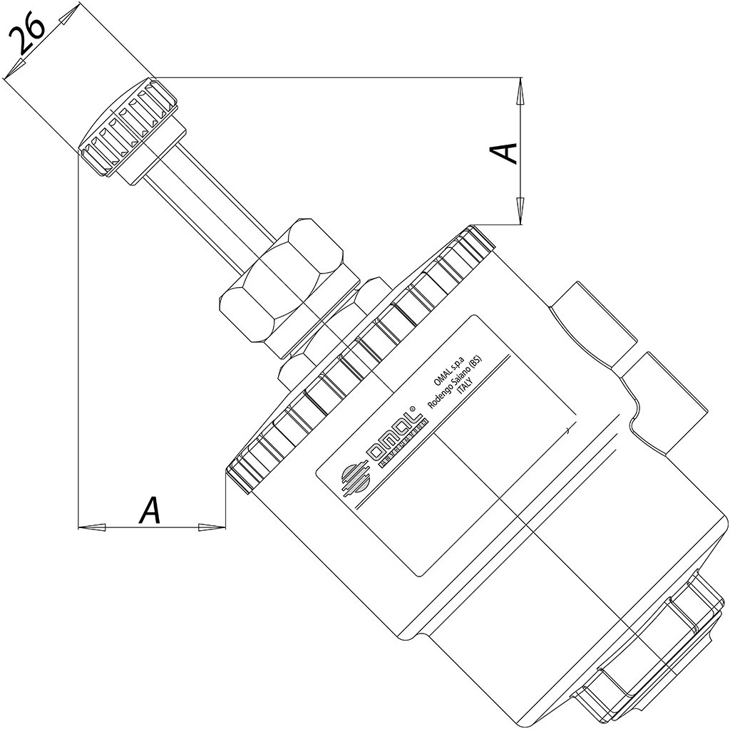 Válvula neumática ARES reforzada - accesorios - 