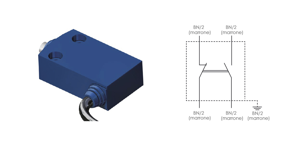 KFE3A Tope electromecánico con cable - data accessoriattuatori - 
