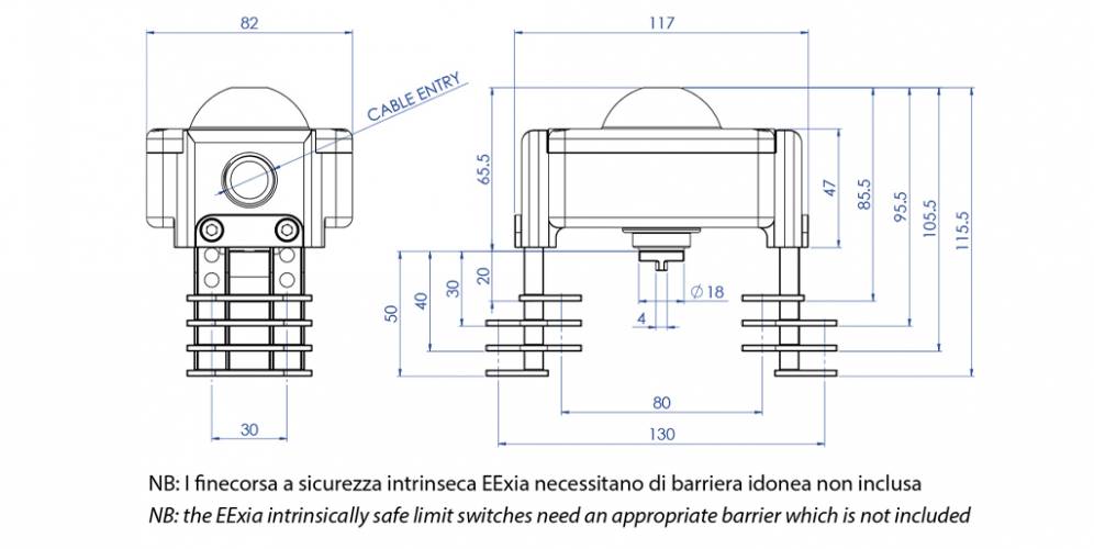 KSIP ATEX de tecnopolímero con indicador visual