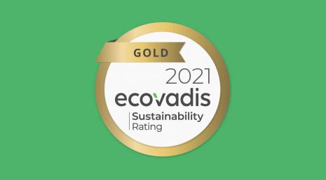 Renovación de calificación EcoVadis Gold Medal